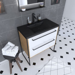 Aurlane PACM082 armoire de rangement de salle de bain