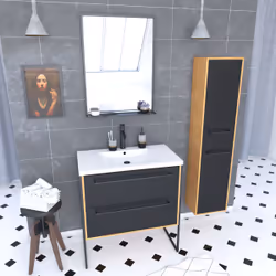 Aurlane PACM091 ensemble de meuble de salle de bain