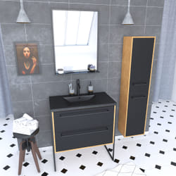 Aurlane PACM096 ensemble de meuble de salle de bain