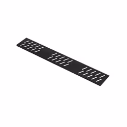 Grille linéaire en Aluminium finition Noir Mat pour receveur - 79.5x11x0.2cm - GRID LINE BLACK MAT