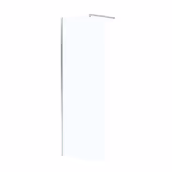 Paroi de Douche 70x195 cm en Verre Trempé 5 mm - Finition Chromé - chromed elementary