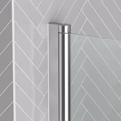 Pare baignoire gris chromé 70x120 cm - ESSENTIEL CHROME 120