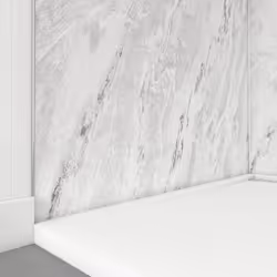 Pack de 2 Panneaux Muraux Pierre Artic Storm 90+120x210 cm avec Profilés anodise brillant - stone'it