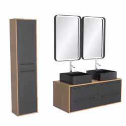 Aurlane PACM294 armoire de rangement de salle de bain