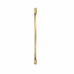 Barre de fixation plafond recoupable finition or dore brosse pour paroi de douche freedom 2 gold