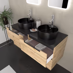 Aurlane PACM459 armoire de rangement de salle de bain
