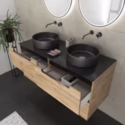 Aurlane PACM588 armoire de rangement de salle de bain