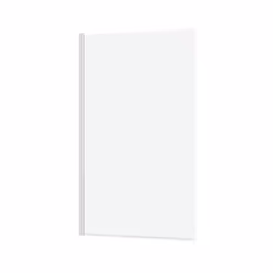 Pare-baignoire Rabattable 80x140cm - Profilé Blanc Mat - Verre Trempé 4mm - elementary - Vue supplémentaire 4