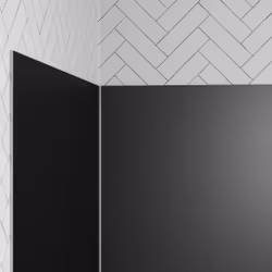 Pack de 3 Panneaux Muraux Aluminium GRIS 90/120/90x210 cm avec Profilés ANODISE BRILLANT - WALL'IT