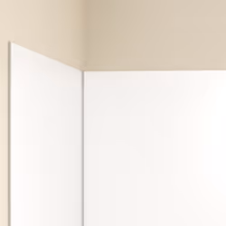 Pack de 3 Panneaux Muraux Aluminium blanc 90x210 cm avec Profilés anodise brillant - wall'it