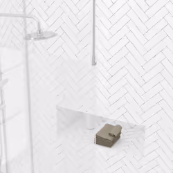 Aurlane - Paroi de Douche 100x200cm Verre Transparent - Profilé + Barre Plafond Chrome - freedom 2 chromed