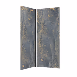 Pack de 2 Panneaux Muraux Pierre Venus 90+90x210 cm avec Profilés NOIR MAT - STONE'IT
