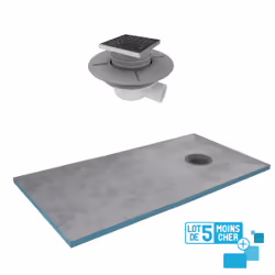 Aurlane PACR221 receveur de douche Acier