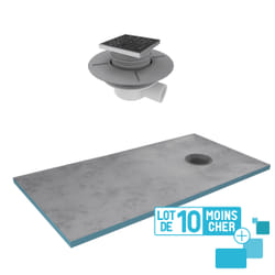 Aurlane PACR222 receveur de douche Acier