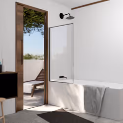 GUN METAL CONTOURING , le pare baignoire tendance ! Ajoutez une touche d'élégance dans votre salle de bains grâce au pare bai ...