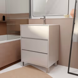 Description générale Ce pack XENOS allie sobriété et modernité, parfait pour moderniser votre salle de bains avec son ensembl ...