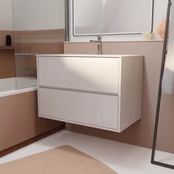 Description générale Ce pack XENOS allie sobriété et modernité. Modernisez votre salle de bains avec cet ensemble meuble 2 ti ...