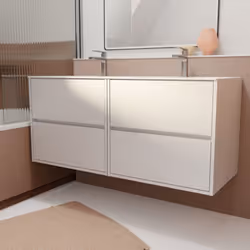 Description générale Ce pack XENOS allie sobriété et modernité. Modernisez votre salle de bains avec cet ensemble meuble 4 ti ...