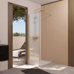 Description générale La paroi de douche GOLD ELEMENTARY est une solution moderne et élégante qui s'adapte à votre salle de ba ...