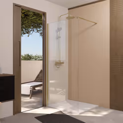 Description générale Découvrez la paroi de douche GOLD ELEMENTARY , une solution moderne et esthétique qui s'adapte parfaitem ...