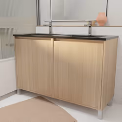 Description générale La gamme XENOS allie sobriété et modernité. Modernisez votre salle de bains grâce à cet ensemble meuble  ...
