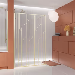 GATSBY, la paroi sérigraphiée dorée aux motifs Art Déco ! Découvrez l'élégance indémodable de cette paroi au style Art Déco,  ...