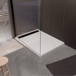 PRESENTATION ATHENA, nos nouveaux receveurs de douche à poser au style épuré ! Découvrez la gamme de receveurs durables en ré ...