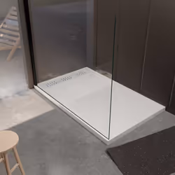 PRESENTATION ATHENA, nos nouveaux receveurs de douche à poser au style épuré ! Découvrez la gamme de receveurs durables en ré ...