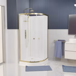 PRESENTATION SUNNY, la cabine de douche dorée brossée raffinée ! Transformez votre salle de bains avec la douche dorée, un vé ...