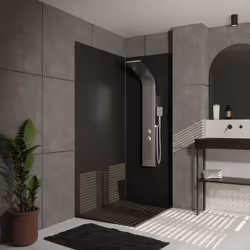 PRESENTATION NEO, c'est votre confort sous les jets d'eau ! Cette colonne de douche en acier inoxydable brossé s'adaptera par ...