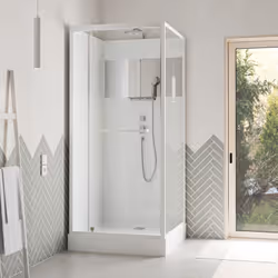 SQUARE STRIPE, la cabine de douche pensée pour agrandir l'espace. Découvrez le confort au quotidien avec cette cabine de douc ...