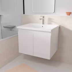 ELEMENTARY, le meuble de salle de bains suspendu à prix doux. Apportez style et fonctionnalité à votre salle de bains avec ce ...