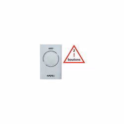 Cet émetteur FAAC XT2 868 SLH se programme facilement (Auto-apprentissage). Il fonctionne en 868.35 MHz. Les bips avec des fr ...
