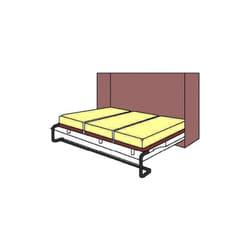 Mécanisme de lit abattant horizontal - Largeur du sommier : 1400 mm - a : 1590 - Charge maxi : 60 kg - C : 1635 mm - PARDO