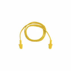 Bonchons d'oreilles réutilisables en polypropylène avec cordon textile. Utilisation : Service hébergements et restauration, a ...