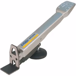 Conception robuste en aluminium moulé. Pédale articulée pour un levage horizontal jusqu'à 75 mm de la porte. Bec orientable d ...