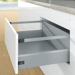 Hettich - Kit arcitech 126 avec bandeaux hauteur 250 - Décor : Anthracite - Longueur : 400 mm