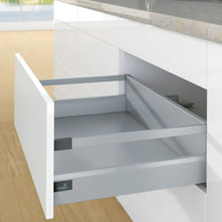 Tiroir casserolier en kit - hauteur 94 mm (186 mm avec bandeaux) - arcitech - Décor : Anthracite - Longueur : 270 mm Hettich