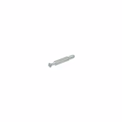Préperçage Ø5 mm. Axe de perçage 34 mm. Décor : Zingué Vendu à l'unité Photos non contractuelles