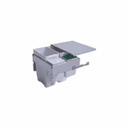 Capacité de 85 L (2x35 L et 2x7,5 L) ou 75 L (2x30 L et 2x7,5 L). Les seaux de 7,5 L sont équipés d'un couvercle individuel. ...