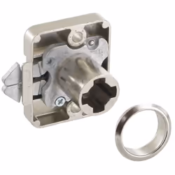 Pour barillet interchangeable Z23 ou bouton tournant avec ou sans cylindre. Réversible droite ou gauche. Cylindre Ø18 mm, lon ...