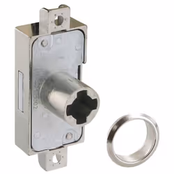 Pour barillet interchangeable ou bouton tournant avec ou sans cylindre. Cylindre Ø18, longueur 20. Boitier zamac hauteur 55.  ...