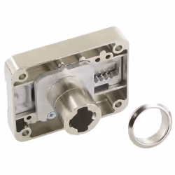 Serrure axe réglable de 15 à 40 mm. Pour barillet interchangeable Z23 ou boutons tournants avec ou sans cylindre. Réversible  ...