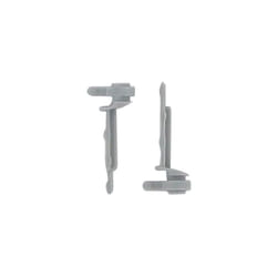 Adaptateur synchronisation push to open type a - Décor : Gris - Matériau : Plastique Hettich