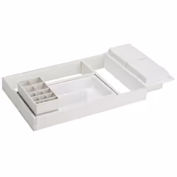 Cadre et accessoires en plastique Accessoires disponibles suivant taille du module : 1 cadre hauteur 69mm et longueur extensi ...