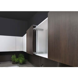 Salice - Ferrure pour système de coulissement coplanaire à deux portes slider s10 - Pour caisson de largeur mini : 1372 mm - Pour caisson de largeur