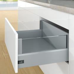 Hettich - Kit arcitech 126 avec designside hauteur 250 - Décor : Blanc - Longueur : 450 mm