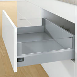 Hettich - Kit arcitech 94 avec designside hauteur 186 - Décor : Anthracite - Longueur : 270 mm