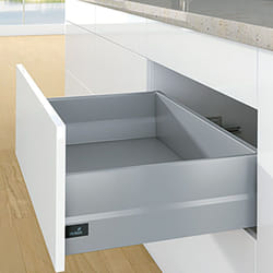Kit arcitech 94 avec topside hauteur 186 - Décor : Anthracite - Longueur : 650 mm Hettich
