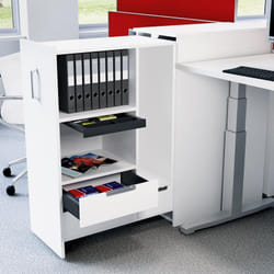 Hettich - Kit big org@tower - Roulettes : Non fournies - Profondeur : 760 mm - Charge : 80 kg